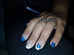 Alongamento Acrílico Decorado