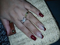 Alongamento Acrílico Decorado